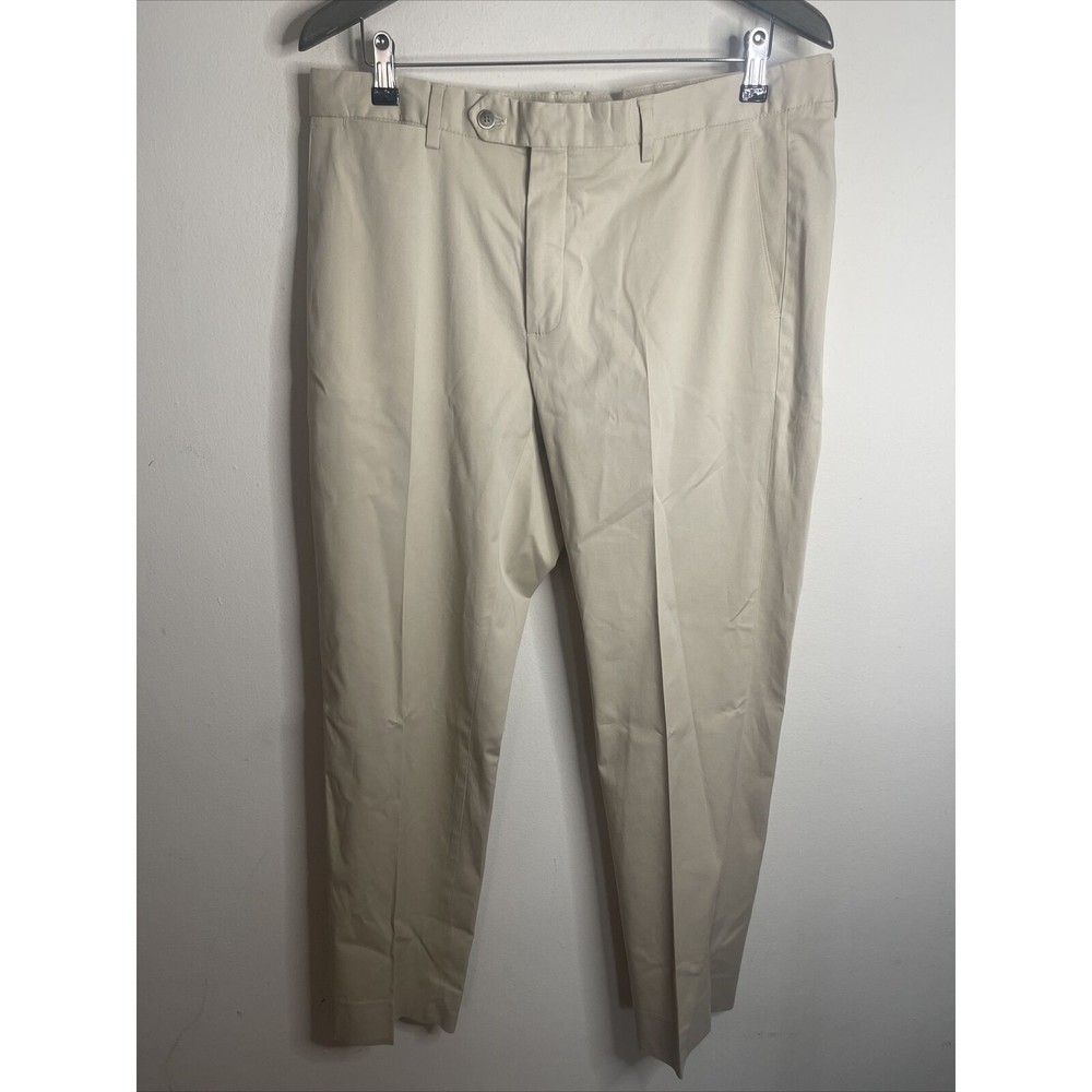 Hackett London Men's Sanderson Tailored Chino Trousers, Beige 34R